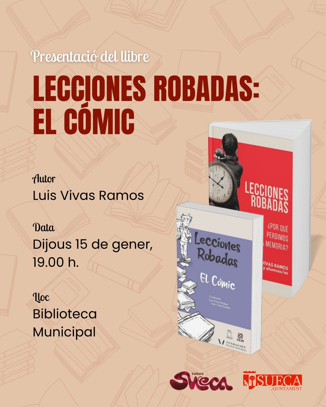 Presentación del libro Lecciones robadas: El cómic