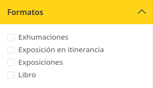Filtro formatos proyecto